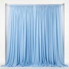 Interlock (Stretch) Drapery Panel in Baby/Blue 1120 - fabric view 1