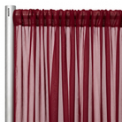 Chiffon Drapery Panel in Red 1190 - hanging panel