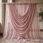 Chiffon Drapery Panel in D/Rose 1160 - drapery view 3