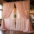 Chiffon Drapery Panel in Blush 4124 - drapery view 6