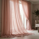 Chiffon Drapery Panel in D/Rose 1160 - drapery view 5