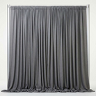 Interlock (Stretch) Drapery Panel in Gray 3217 - fabric view 1