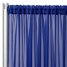 Chiffon Drapery Panel in Royal 1149 - hanging panel