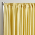 Interlock (Stretch) Drapery Panel in Yellow 0013 - hanging drapery