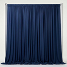 Interlock (Stretch) Drapery Panel in Navy 1245 - fabric view 2