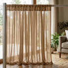Chiffon Drapery Panel in Taupe 1183 - drapery view 2