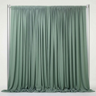 Interlock (Stretch) Drapery Panel in Sage Mint 1750 - fabric view 2