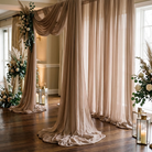 Chiffon Drapery Panel in Taupe 9017 - drapery view 1
