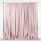 Interlock (Stretch) Drapery Panel in Pink 1155 - fabric view 1