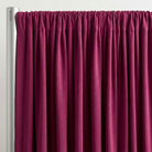 Interlock (Stretch) Drapery Panel in Magenta 1825 - hanging drapery