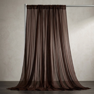Chiffon Drapery Panel in Brown 1266 - drapery view 3