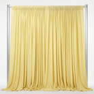 Interlock (Stretch) Drapery Panel in Yellow 0013 - fabric view 1