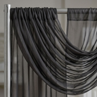 Chiffon Drapery Panel in Gray 1665 - drapery view 6