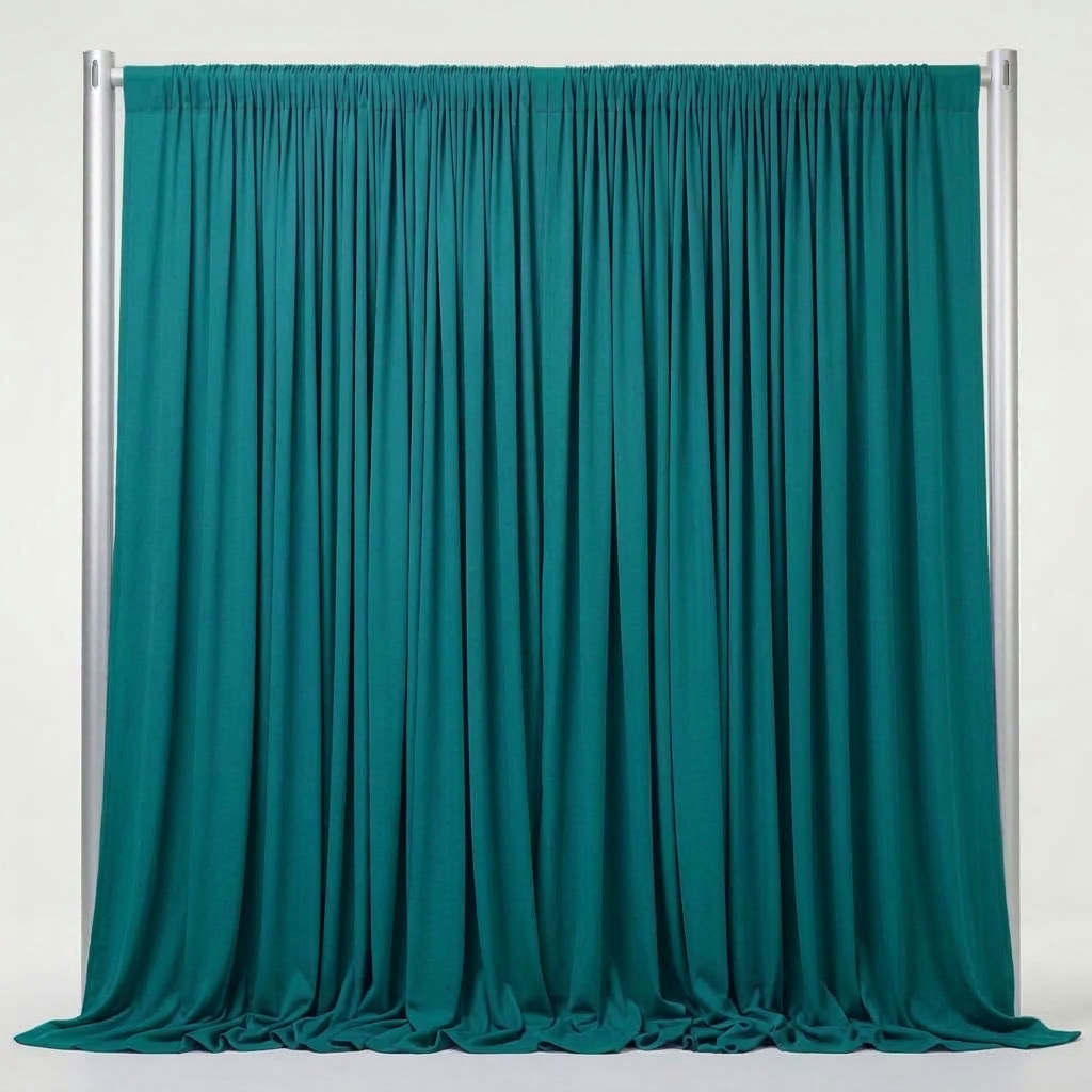 Interlock (Stretch) Drapery Panel in Jade/D 2001 - fabric view 1