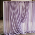 Chiffon Drapery Panel in Lilac 1174 - drapery view 8