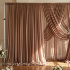 Chiffon Drapery Panel in Mocha 1771 - drapery view 1