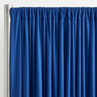 Interlock (Stretch) Drapery Panel in Royal 1144 - hanging drapery