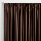 Interlock (Stretch) Drapery Panel in Brown 1266 - hanging drapery