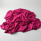Interlock (Stretch) Drapery Panel in Fuchsia 8621 - fabric detail 2
