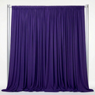 Interlock (Stretch) Drapery Panel in Purple/D 6668 - fabric view 2