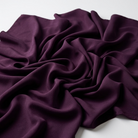 Interlock (Stretch) Drapery Panel in Plum/D 76 - fabric detail 1