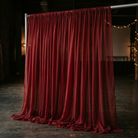 Chiffon Drapery Panel in Red 1190 - drapery view 7