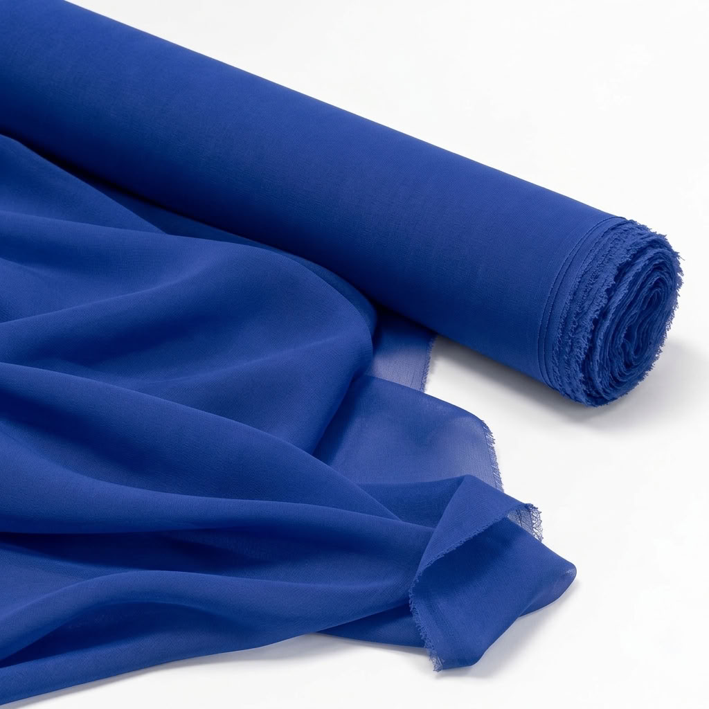 Chiffon wholesale fabric in Royal 1149 - fabric roll