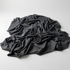 Interlock (Stretch) Wholesale Fabric in Charcoal 1149 - piled fabric view