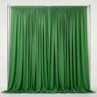 Interlock (Stretch) Drapery Panel in K/Green 3336 - fabric view 1