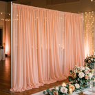 Chiffon Drapery Panel in Peach 4122 - drapery view 8