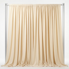 Interlock (Stretch) Drapery Panel in Vanilla 1111 - fabric view 1