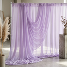 Chiffon Drapery Panel in Lilac 1172 - drapery view 5