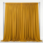 Interlock (Stretch) Drapery Panel in Gold 2009 - fabric view 1