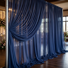 Chiffon Drapery Panel in Perry/D 1502 - drapery view 7