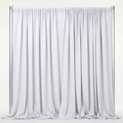 Interlock (Stretch) Drapery Panel in Off/White 7105 - fabric view 1