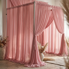Chiffon Drapery Panel in D/Rose 1161 - drapery view 1
