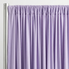 Interlock (Stretch) Drapery Panel in Lilac 1172 - hanging drapery