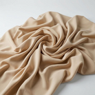 Interlock (Stretch) Wholesale Fabric in Khaki/L 1326 - loose-fold fabric view