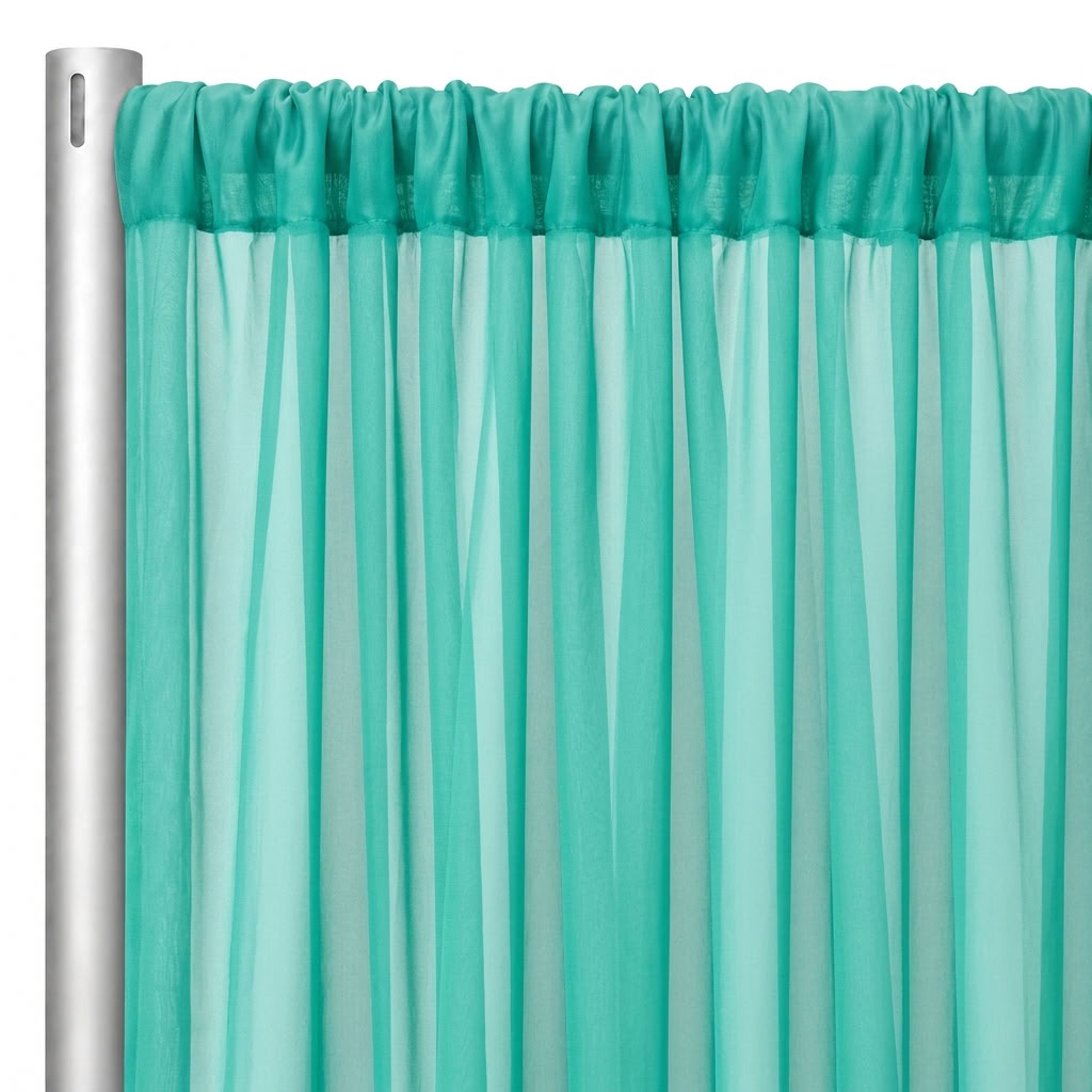 Chiffon Drapery Panel in Tiffany 2001 - hanging panel