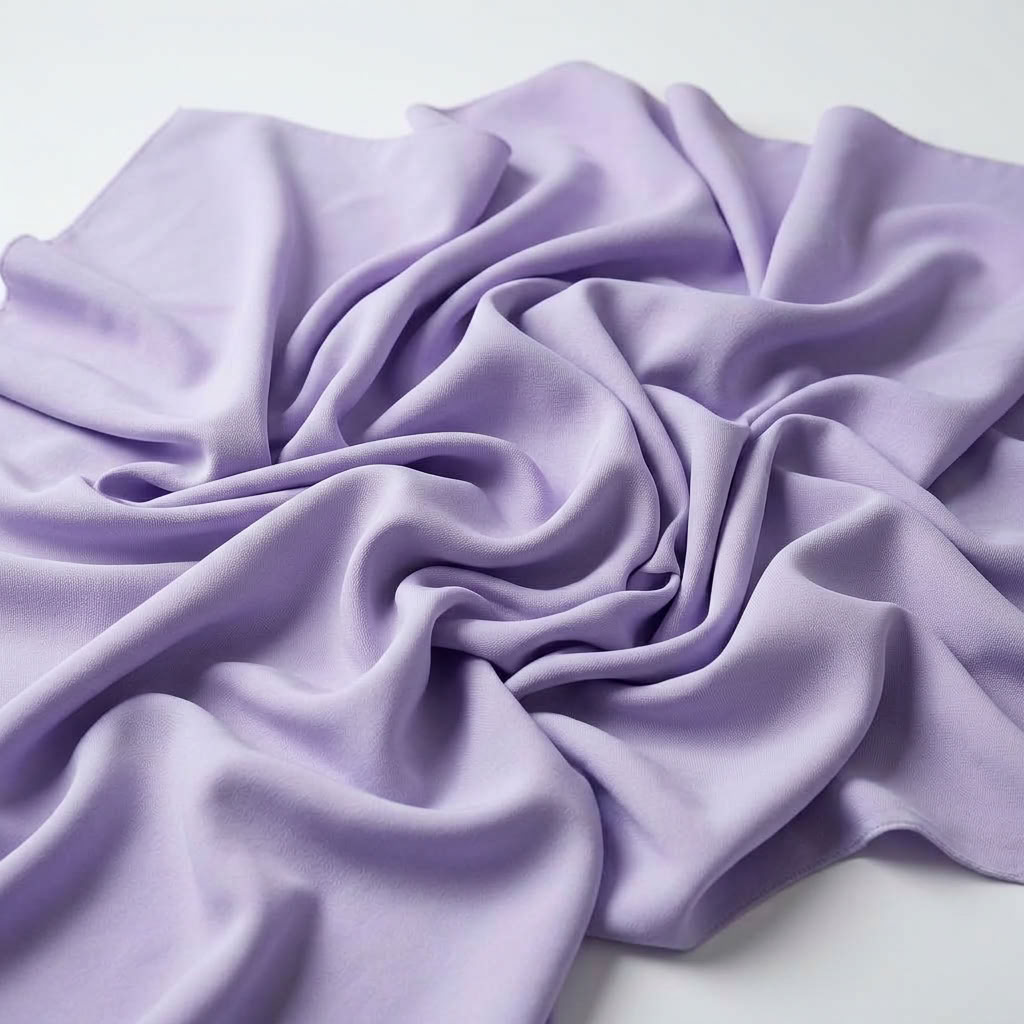 Interlock (Stretch) Drapery Panel in Lilac 1172 - fabric detail 1