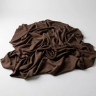Interlock (Stretch) Wholesale Fabric in Brown 1266 - piled fabric view