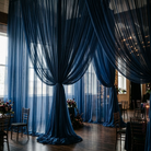 Chiffon Drapery Panel in Perry/D 1502 - drapery view 1