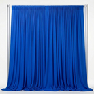 Interlock (Stretch) Drapery Panel in Royal/BRT 1243 - fabric view 1