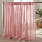 Chiffon Drapery Panel in D/Rose 1161 - drapery view 2