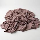 Interlock (Stretch) Wholesale Fabric in Mauve 1804 - piled fabric view