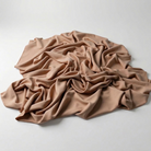 Interlock (Stretch) Drapery Panel in Mocha/L 1385 - fabric detail 2