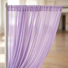 Chiffon Drapery Panel in Lilac 1172 - drapery view 3