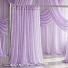 Chiffon Drapery Panel in Lilac 1172 - drapery view 1