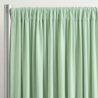 Interlock (Stretch) Drapery Panel in Mint 1765 - hanging drapery