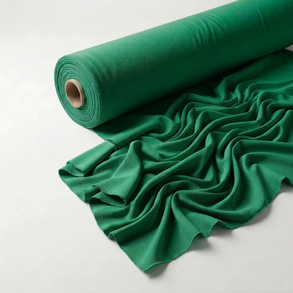 Interlock (Stretch) Wholesale Fabric in Green 1875 - fabric roll
